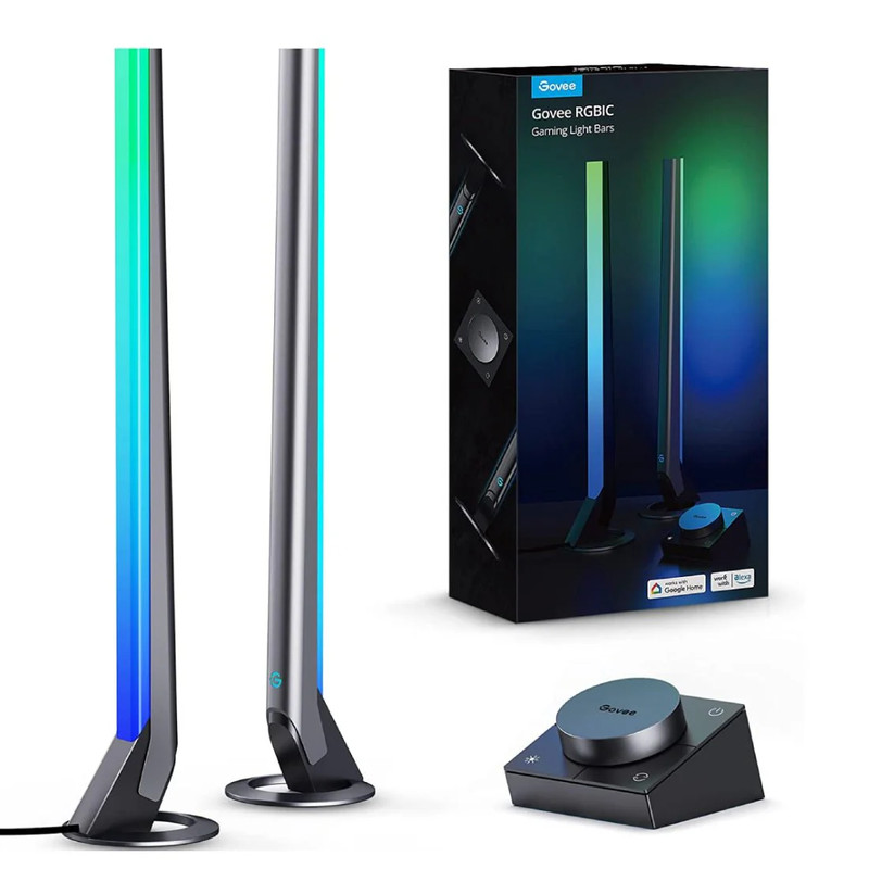 Govee RGBIC Smart Gaming Light Bars With Smart Controller - إضاءة
